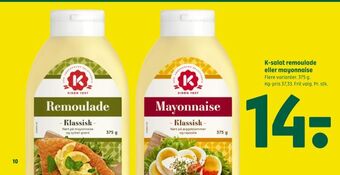 Coop 365 K-salat remoulade tilbud