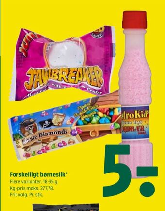 Coop 365 Ukendt slik tilbud