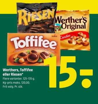 Toffifee dessertchokolade