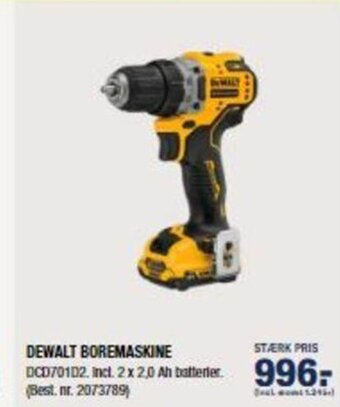 Stark Dewalt Boremaskine tilbud