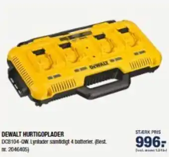Stark Dewalt Hurtigoplader tilbud