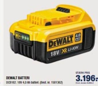 Dewalt Batteri