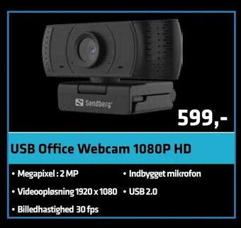Usb Office Webcam 1080P HD