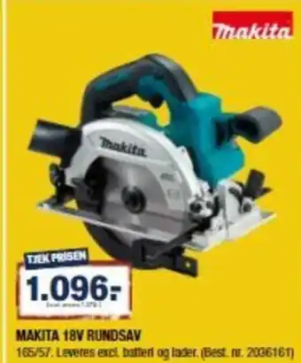 Stark Makita 18V Rundsav tilbud