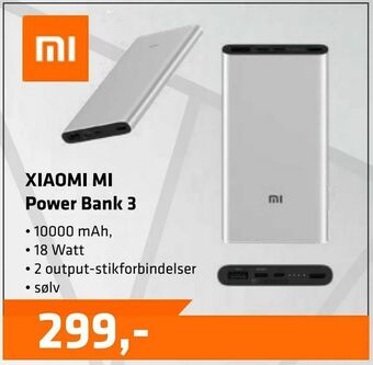 LabTech Data XIAOMI MI Power Bank 3 tilbud