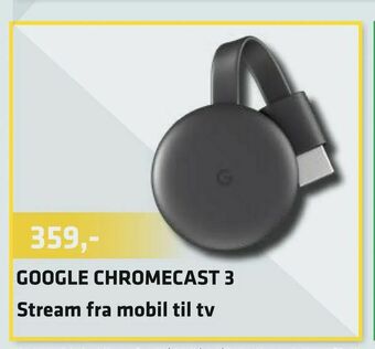LabTech Data GOOGLE CHROMECAST 3 tilbud
