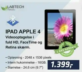 LabTech Data Ipad apple 4 tilbud