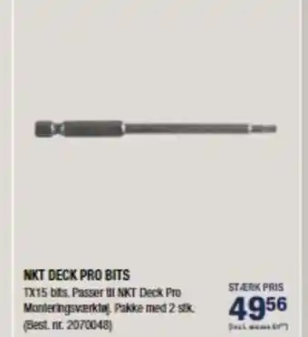 Stark Nkt Deck Pro Bits tilbud