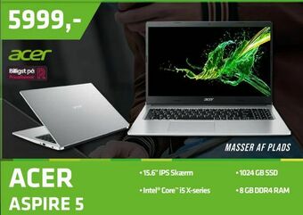 LabTech Data Acer ASPIRE 5 tilbud