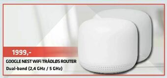 LabTech Data GOOGLE NEST WiFi TRÅDLØS ROUTER tilbud