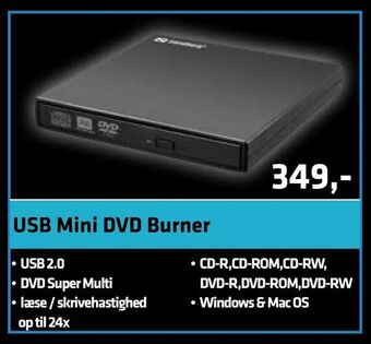 USB Mini DVD Burner
