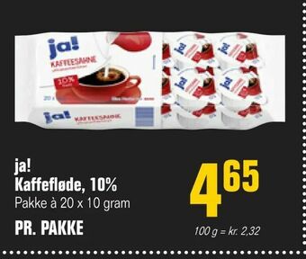 Otto Duborg ja! Kaffefløde, 10% tilbud