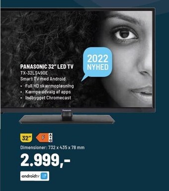 Panasonic Center Panasonic 32 LED tv tilbud