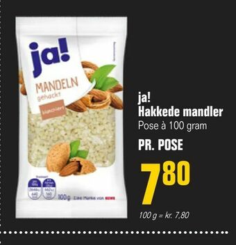 Otto Duborg ja! Hakkede mandler tilbud