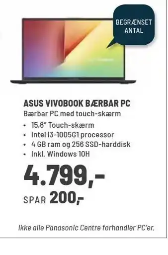 Asus vivobook bærbar pc