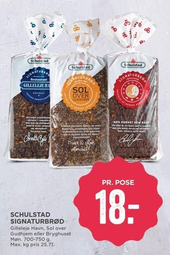MENY Schulstad signaturbrød tilbud