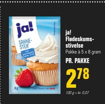 Otto Duborg ja! Flødeskums stivelse tilbud