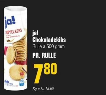 Otto Duborg ja! Chokoladekiks tilbud