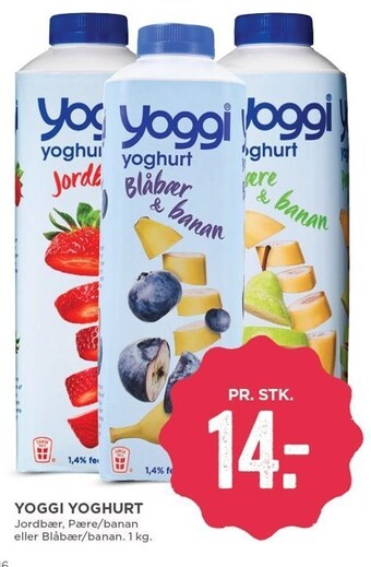 MENY Yoggi yoghurt tilbud