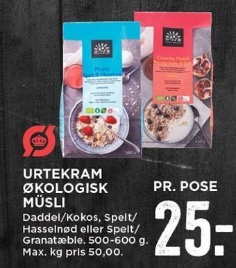 Urtekram økologisk müsli