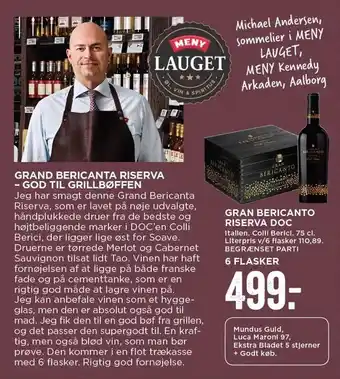 Gran Bericanto Riserva Doc 6 fl