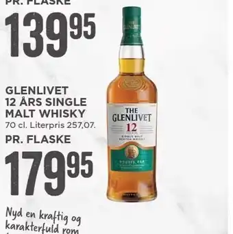 MENY Glenlivet 12 års Single Malt Whisky tilbud