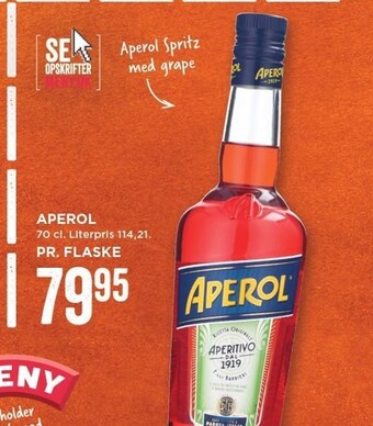 MENY Aperol tilbud