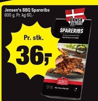 Calle Jensens BBQ Spareribs tilbud