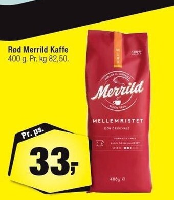 Calle Rød Merrild kaffe tilbud