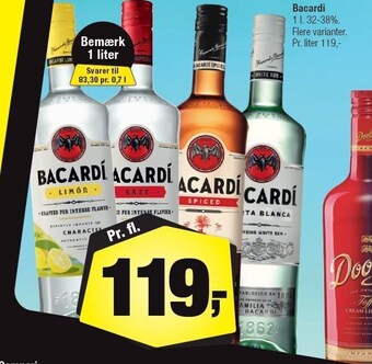 Calle Bacardi - Flere varianter tilbud