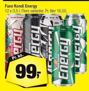 Calle Faxe Kondi Energy tilbud