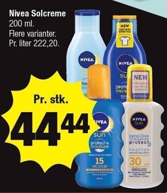 Calle Nivea Solcreme tilbud