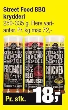 Calle Street Food BBQ krydderi tilbud