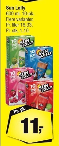 Calle Sun Lolly tilbud