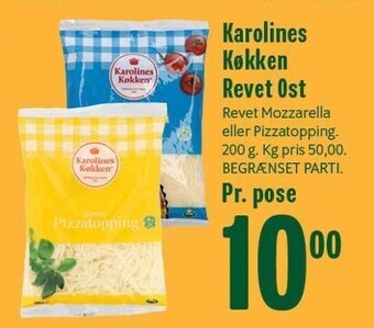 Min Købmand Karolines køkken revet ost tilbud
