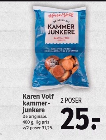 SPAR Karen Volf kammerjunkere tilbud