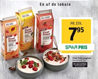 SPAR First Price yoghurt tilbud