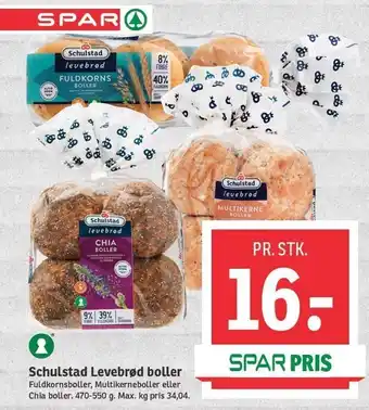 SPAR Schulstad Levebrød boller tilbud
