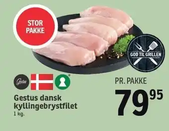 SPAR Gestus dansk kyllingbrystfilet tilbud