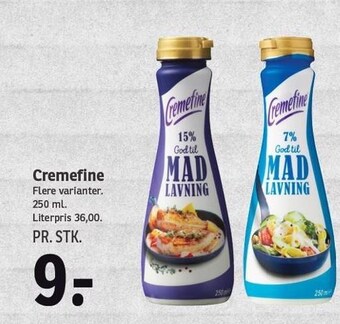 SPAR Cremefine tilbud
