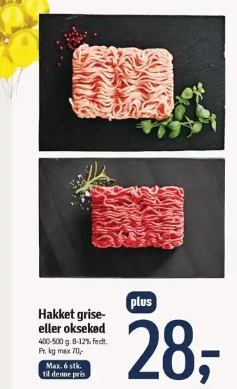 Føtex Hakket grise- el. oksekød tilbud