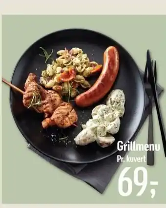 Grillmenu pr kuvert