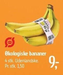 Føtex Økologiske bananer tilbud