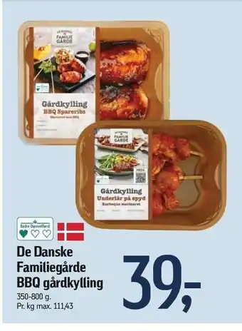 Føtex De Danske Familiegårde bbq gårdkylling tilbud
