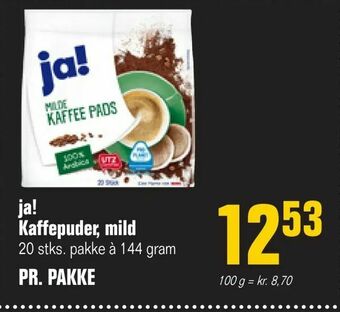 Otto Duborg ja! Kaffepuder, mild tilbud