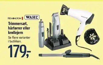 Føtex Trimmesæt, hårtørrer el. krøllejern tilbud
