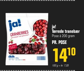 Otto Duborg ja! Tørrede tranebær tilbud