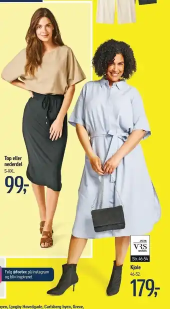 Føtex Top el. nederdel el. kjole tilbud