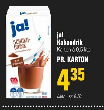 Otto Duborg ja! Kakaodrik tilbud