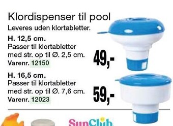 Harald Nyborg Klordispenser til pool tilbud